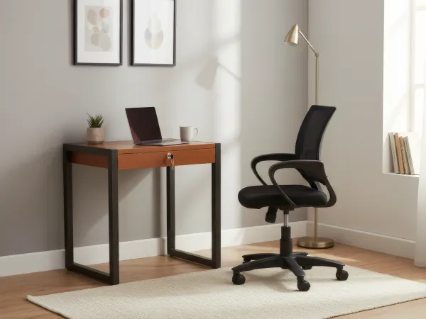 Crest Study Table with Ergonomic Chair